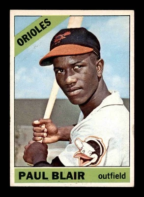 Paul Blair 1966 Topps #48 en muy buen estado/en muy buen estado X3553409 Foto 1 de 3