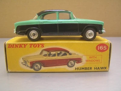 Dinky  Toys 165 Humber Hawk green and black 1/43 scale made in England NMIB+ - Image 1 of 4