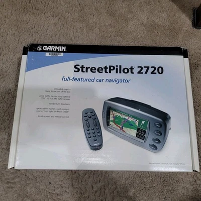 Garmin StreetPilot 2720 GPS Navigator w/ Remote Cords Mount Manual Bundle - Image 1 of 4