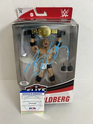 Figura Big Gold Belt PSA/DNA Firmado Colección Mattel Elite WWE Foto 1 de 4