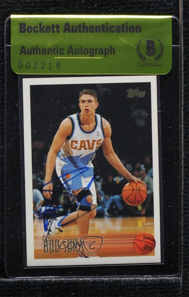 Auténtico automático BAS 1996-97 Topps Bob Sura #22 Foto 1 de 2