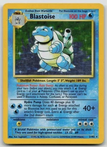 1999 Pokemon TCG Base Set Blastoise #2/102 MP #1 - Picture 1 of 2