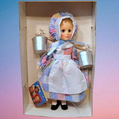 Muñeca Effanbee The Little Milkmaid Storybook 1985 #1161 nueva en caja con etiqueta Foto 1 de 4