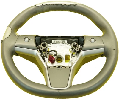 🔅2017-2023 TESLA Y OEM.STEERING WHEEL - PUR LEATHER 1490214-00-B - Image 1 of 4