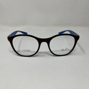 RAY BAN RB7166 5916 51-19-140 BURGUNDY BLUE LITEFORCE EYEGLASSES JK19 - Picture 1 of 8