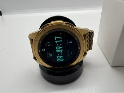 Samsung Galaxy SM-R810 42mm Gold Smart Watch FREE SHIPPING - Image 1 of 4