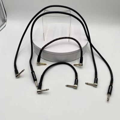 Lote de 4 Cables de Audio Roland Serie Negra Usados Envío Gratis RIC-G1AA **LEER** Foto 1 de 4
