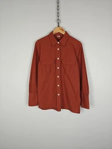 Camisa ARKET Cuello Top Marrón Talla EU36 - Imagen 1 de 9