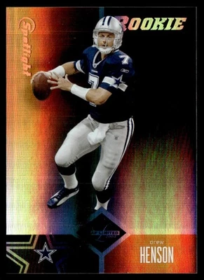2004 Leaf Limited Bronze Spotlight Drew Henson RC 092/100 #167 - Image 1 of 2