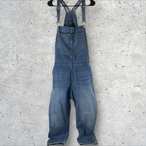 Gap Denim Overalls Women's XXL Blue Relaxed Slouchy Overal Barn Cowgirl R1 - Picture 1 of 11