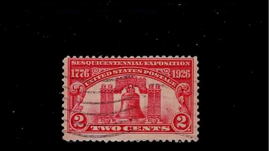 US Scott #627, Single 1926 Liberty Bell 2c FVF Used - Image 1 of 1