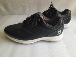 Zapatos de golf Footjoy ARC SL para hombre talla 9,5 M cuero negro sin clavos 59702 - Imagen 1 de 11