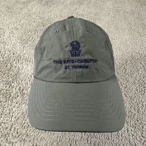 The Ritz Carlton St Thomas Hat Cap Strap Back Mens One Size Green Imperial - Picture 1 of 10