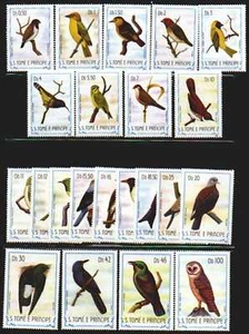 St.Thomas MNH Sc 727-48 valore $ 50,00 UCCELLINI - Foto 1 di 1