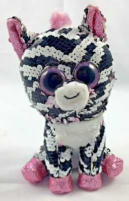 Ty Beanie Boos Flippables Zoey Zebra Glubschi Plüschtier Kuscheltier 15 cm 2019 - Bild 1 von 4