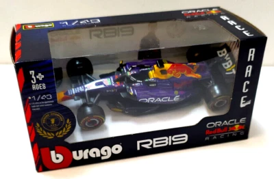BURAGO 1:43 AUTO F1 RED BULL HONDA RB19 ORACLE #1 VERSTAPPEN L. VEGAS  18-38082V - Immagine 1 di 2