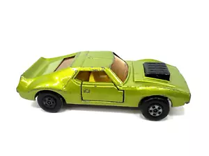 Matchbox Superfast No 9 AMX Javelin Metallic Light Green 1973 England (READ) - Picture 1 of 10