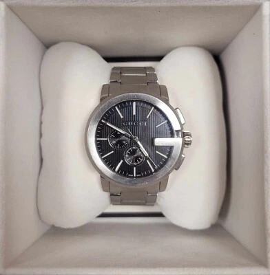Gucci YA101204 Men's G-Chrono Silver Tone Stainless Steel 101.2 Series Watch - Image 1 of 4