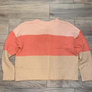 American Eagle Outfitters Women's Cropped Crewneck Pullover Sweater Sz. Med $49 - Picture 1 of 3