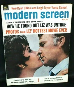 Modern Screen Magazine May 1967 Kennedy Cary Grant Liz Taylor Sophia Loren FR/G- - Picture 1 of 7