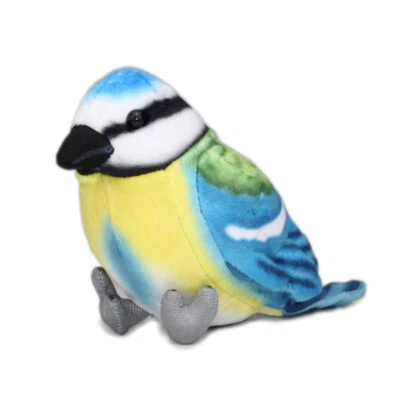 UNI-TOYS Blaumeise Meise Kuscheltier Plüschtier Plüsch Vogel Singvogel Stofftier 10 cm