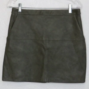 Shinestar * Damen-Bleistiftrock doppelte Vordertasche hinten Reißverschluss grün ~ Large - Bild 1 von 8