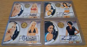Card Lot 2014 Bench Warmer Vegas Baby Auto Cards #6 #68 Taylor #69 #75 Gonzalez - Picture 1 of 9