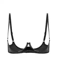 Agent Provocateur Ozella Bra PVC is AP2 &Zarya Pasties Black OS BNWT - Picture 1 of 10