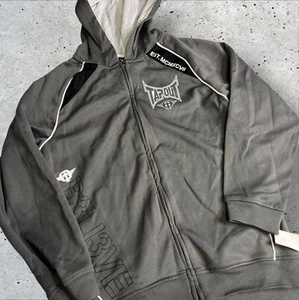 Tapout Hoodie Full Zip Jacket Gray Size XL - Picture 1 of 6