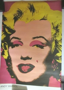 Sammlerstück Andy Warhol Marilyn Monroe Poster 36x24" - Bild 1 von 4