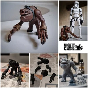 2 x Unpainted Custom Baby Rancor v2 Figure Kit Star Wars Black Series - Picture 1 of 4