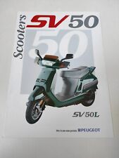 Peugeot SV 50 Gamme 1993 Prospectus Catalogue Brochure Moto