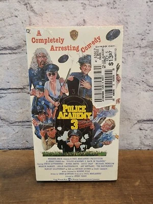 Police Academy 3 Back In Training 1986 First Release VHS Sealed READ Description - Image 1 of 4
