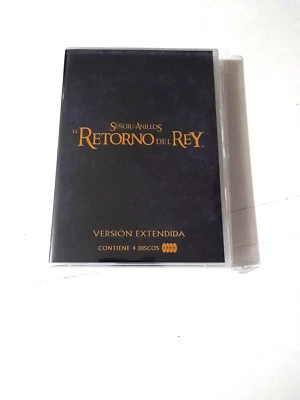DVD "EL RETORNO DEL REY" 4DVD EL SEÑOR DE LOS ANILLOS VERSION EXTENDIDA PETER JA - Imagen 1 de 2