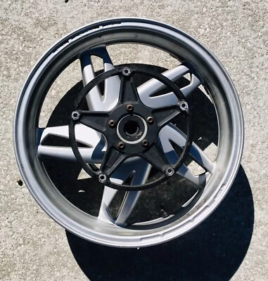 BMW Montauk R1200CLC R1200 CL Front Wheel Rim STRAIGHT 3.50 X 16 Used Aluminum - Image 1 of 3
