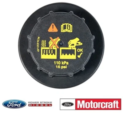 03-10 Ford 6.0 6.0L Powerstroke Diesel OEM Coolant Degas Bottle Reservoir Cap - Image 1 of 4