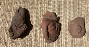 NO RESERVE! Three piece Pre-Columbian artifacts collection - Picture 1 of 17