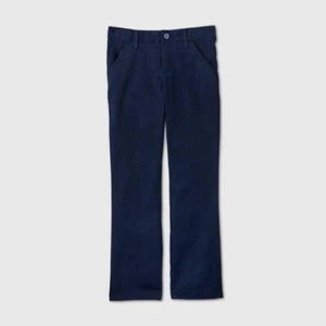 Girls' Flat Front Stretch Uniform Bootcut Fit Pants 14 PLUS NWT 1000001098 - Picture 1 of 1