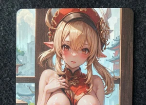Matchmaker Spicy Waifu NSFW A5 Sizes Card Board Klee Genshin Redeem 9 - Picture 1 of 4