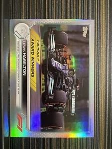 LEWIS HAMILTON 2022 Topps Formula 1 Mercedes Award Winners SP Silver Foil #195 - Picture 1 of 2