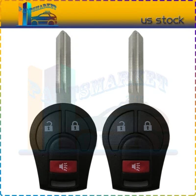 2 For Nissan NV200 Versa Note 2013 2014 2015-2019 Car Remote Control Keyless - Image 1 of 4