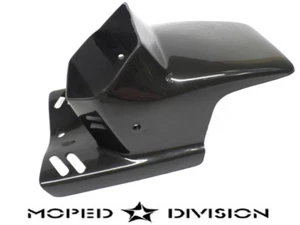 PUCH MAXI MOPED EUROPEAN STYLE PLASTIC HEADLIGHT FAIRING / SHROUD Gloss Black - Picture 1 of 1