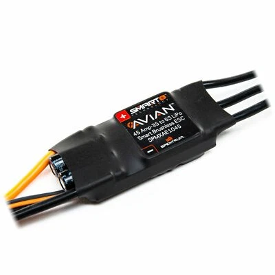 Spektrum Avian 45A Smart 6S Brushless Motor Electronic Speed Controller ESC IC3 - Image 1 of 2