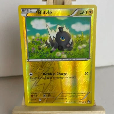 Blitzle 048/122 BREAKpoint Reverse Holo Common Pokemon Light Play+ - Image 1 of 4