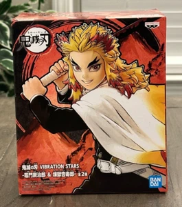 Banpresto Demon Slayer Kimetsu no Yaiba Vibration Stars Statue Kyojuro Rengoku - Picture 1 of 9