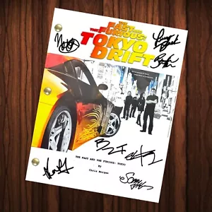 The Fast And Furious Autographed Signed Script Reprint Tokyo Drift Autograph  - Picture 1 of 1