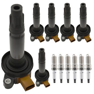 6X Ignition Coils + 6X iridium Spark Plugs For Ford Transit-150 250 350 HD 3.5L