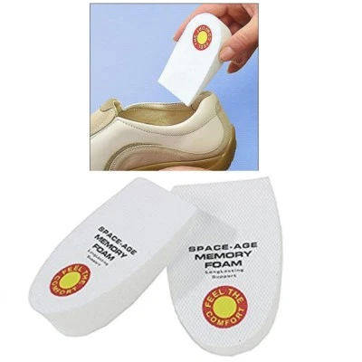 LR SUPPLIES MEMORY FOAM HEEL CUSHION ORTHOPAEDIC FOOT SUPPORT FEET SHOE INSOLE MEN WOMEN
