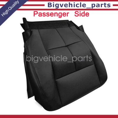 Passenger Bottom Perforated Leather Seat Cover Black For 07-14 Lincoln Navigator Foto 1 de 4