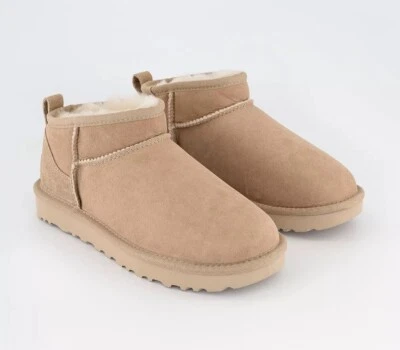Brand New 100% Authentic UGG Classic Ultra Mini Sand 1116109 Women's Boots - Image 1 of 4